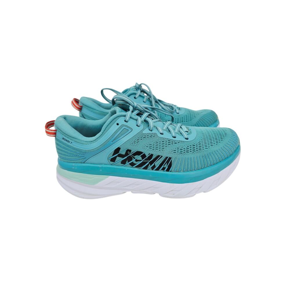 HOKA Women's Bondi 7 Running Shoes Blue 9